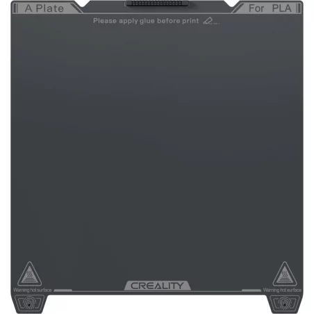 Plaque d'Impression PEI Smooth (sans base magnétique) pour Creality K1C