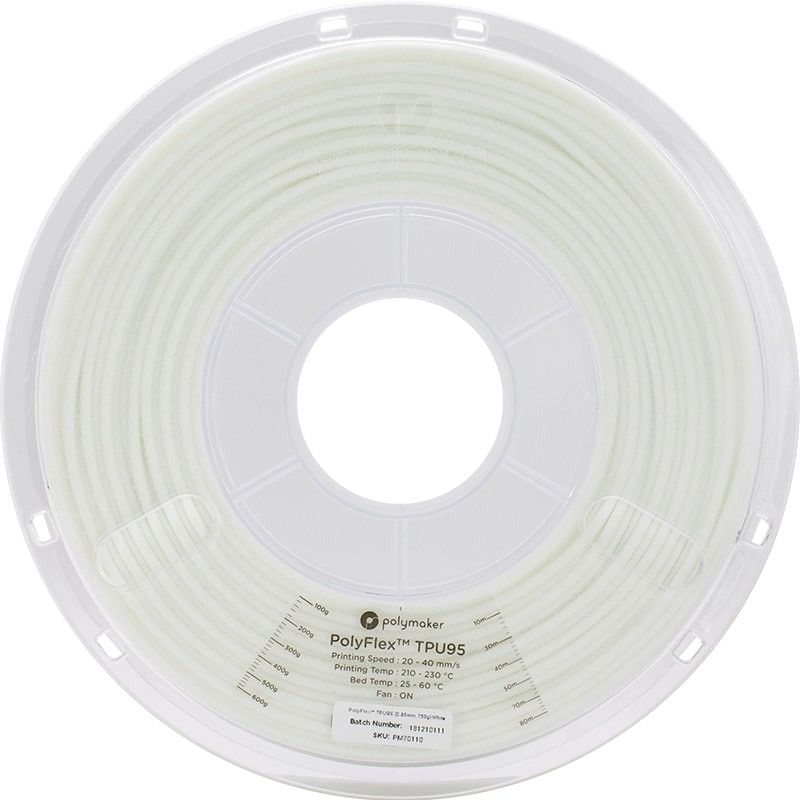 PolyFlex TPU95 Blanc - 2.85mm - 750 g (2)