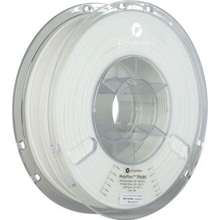 PolyFlex TPU-95A Blanc - 2.85mm - 750 g