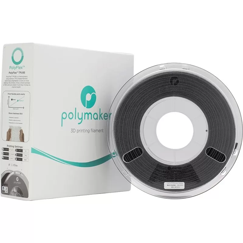 PolyFlex TPU95 Noir - 2.85mm - 750 g (5) PolyFlex TPU95 Noir - 2.85mm - 750 g (5)