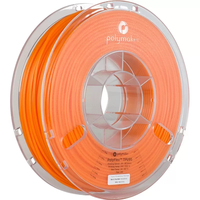 PolyFlex TPU95 Orange - 2.85mm - 750 g PolyFlex TPU95 Orange - 2.85mm - 750 g