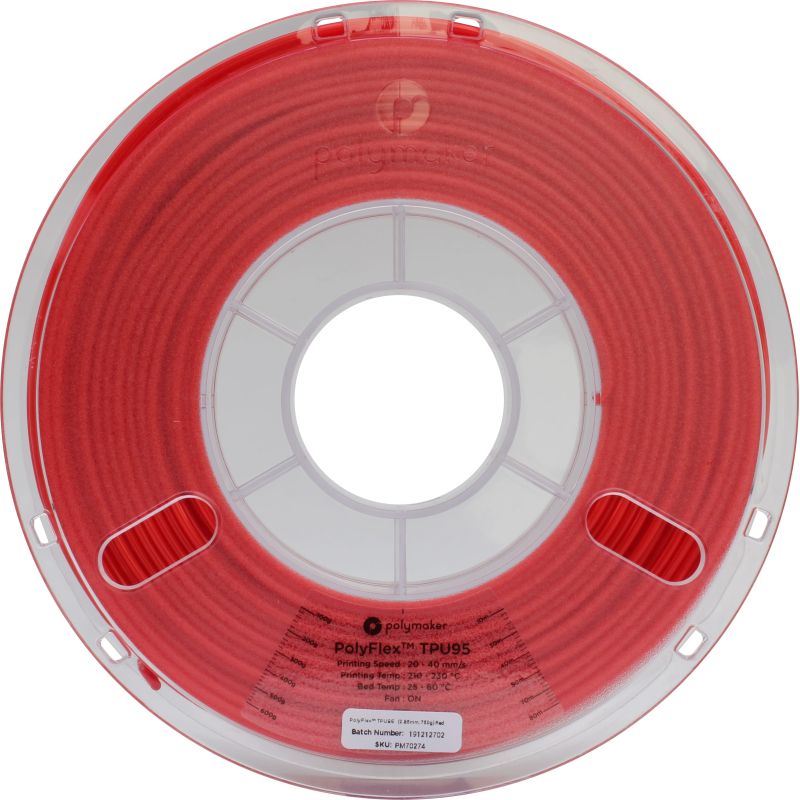 PolyFlex TPU95 Rouge - 2.85mm - 750 g (2)