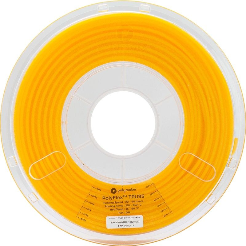 PolyFlex TPU95 Jaune - 2.85mm - 750 g (2)