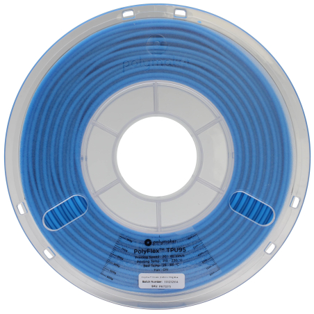PolyFlex TPU95 Bleu - 2.85mm - 750 g (2) PolyFlex TPU95 Bleu - 2.85mm - 750 g (2)
