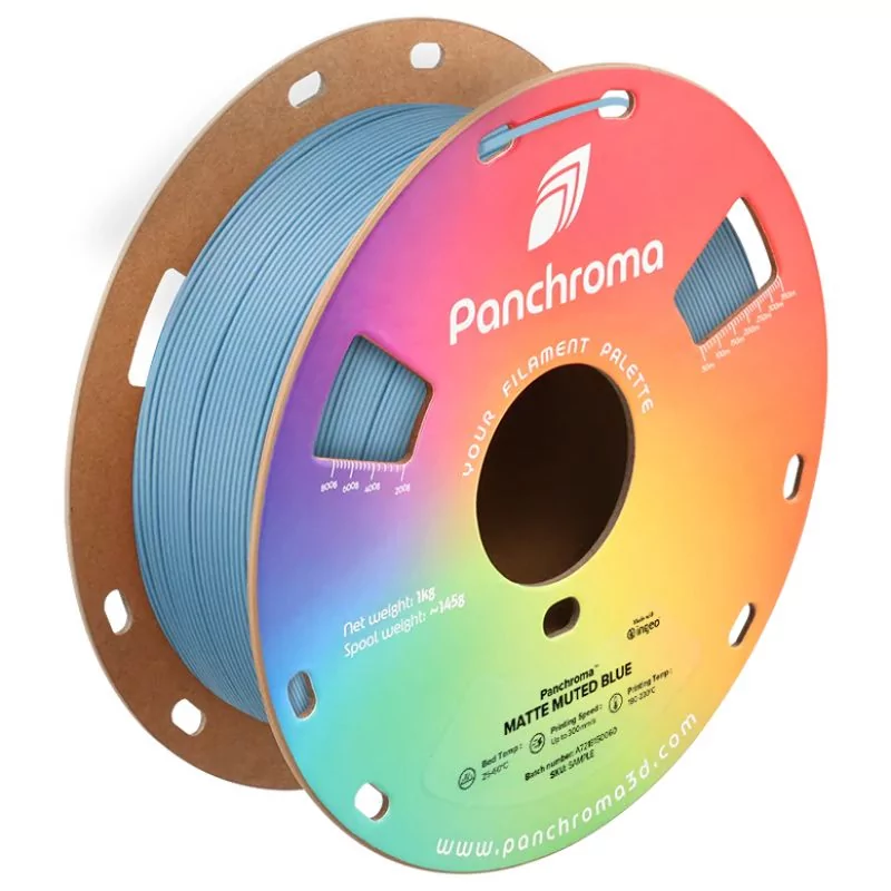 Panchroma™ PLA Matte Muted Blue - 1.75mm - 1kg Panchroma™ PLA Matte Muted Blue - 1.75mm - 1kg