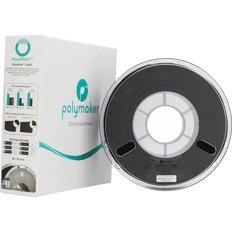 PolyMide CoPA 6-6.6 Nylon Noir - 1.75mm - 750 g (5) PolyMide CoPA 6-6.6 Nylon Noir - 1.75mm - 750 g (5)