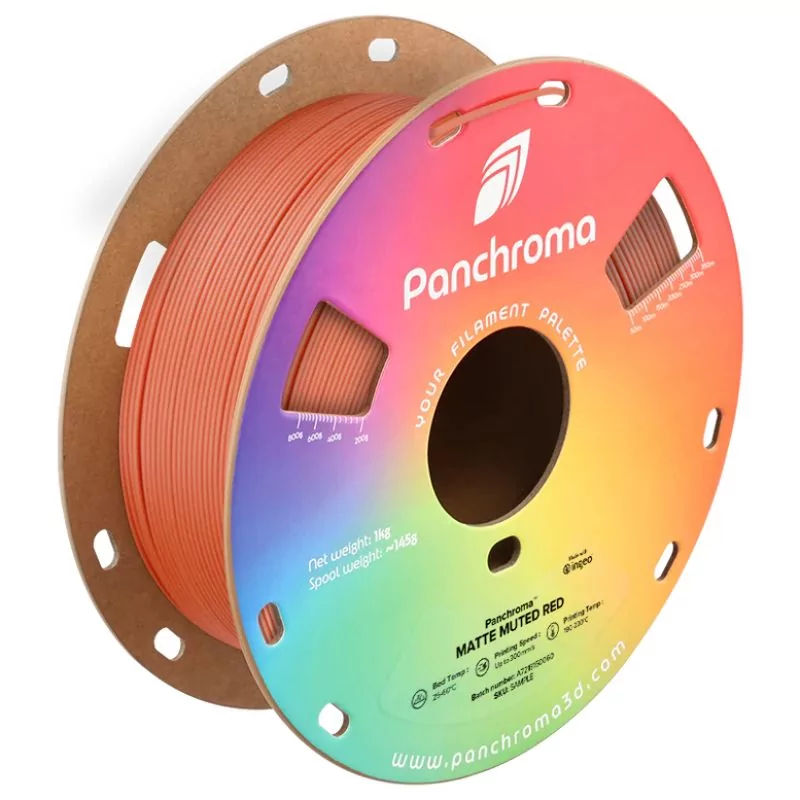 Panchroma™ PLA Matte Muted Red - 1.75mm - 1kg Panchroma™ PLA Matte Muted Red - 1.75mm - 1kg