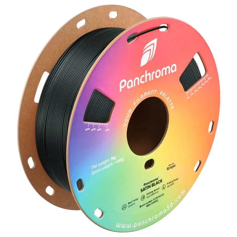 Panchroma™ PLA Satin Black - 1.75mm - 1kg Panchroma™ PLA Satin Black - 1.75mm - 1kg