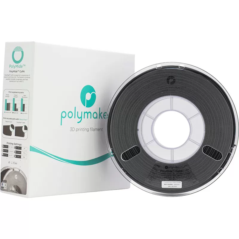 PolyMide CoPA 6-6.6 Nylon Noir - 2.85mm - 750 g (5) PolyMide CoPA 6-6.6 Nylon Noir - 2.85mm - 750 g (5)