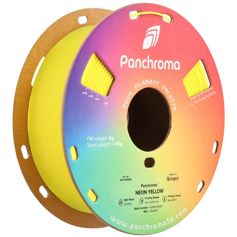 Panchroma™ PLA Neon Yellow - 1.75mm - 1kg Panchroma™ PLA Neon Yellow - 1.75mm - 1kg