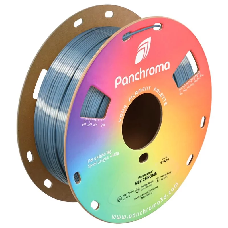 Panchroma™ PLA Silk Chrome - 1.75mm - 1kg Panchroma™ PLA Silk Chrome - 1.75mm - 1kg