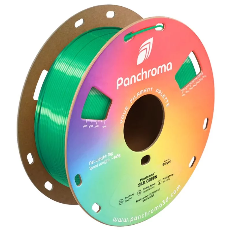 Panchroma™ PLA Silk Green - 1.75mm - 1kg Panchroma™ PLA Silk Green - 1.75mm - 1kg