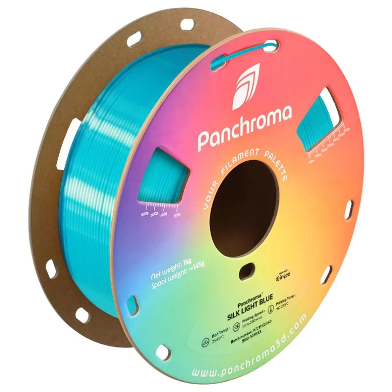 Panchroma™ PLA Silk Light Blue - 1.75mm - 1kg Panchroma™ PLA Silk Light Blue - 1.75mm - 1kg
