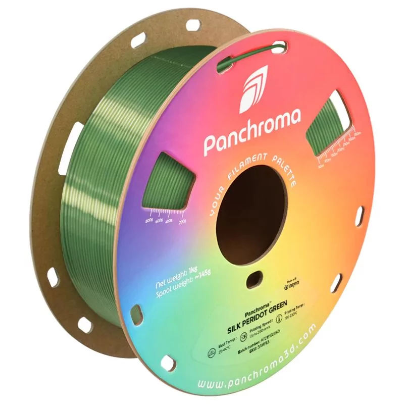 Panchroma™ PLA Silk Peridot Green - 1.75mm - 1kg Panchroma™ PLA Silk Peridot Green - 1.75mm - 1kg