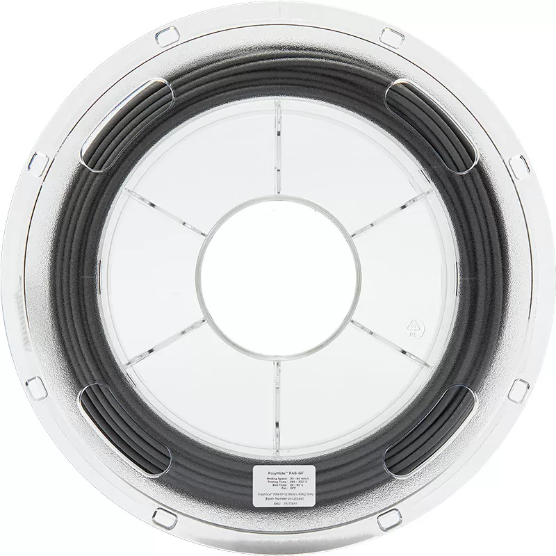 PolyMide PA6-GF Gris - 2.85mm - 500 g (2) PolyMide PA6-GF Gris - 2.85mm - 500 g (2)