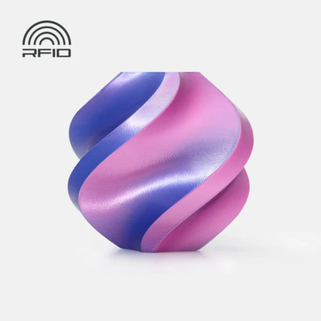 PLA Silk Dual Color Neon City (Blue-Magenta) Bambu Lab - 1.75 mm - 1 kg