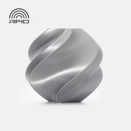 PLA Silk+ Silver Bambu Lab - 1.75 mm - 1 kg