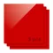 xTool Feuille acrylique rouge x3