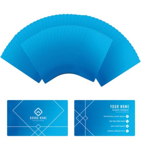 xTool Carte de visite en métal Bleu x60