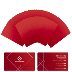 xTool Carte de visite en métal Rouge x60