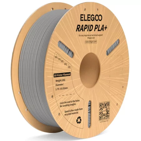 Elegoo Rapid PLA+ Gris - 1.75mm - 1kg