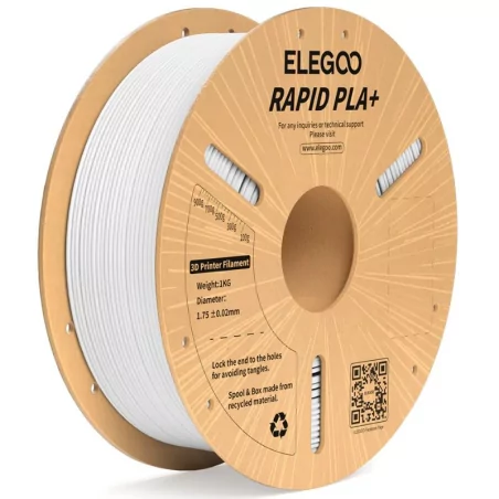 Elegoo Rapid PLA+ Blanc - 1.75mm - 1kg