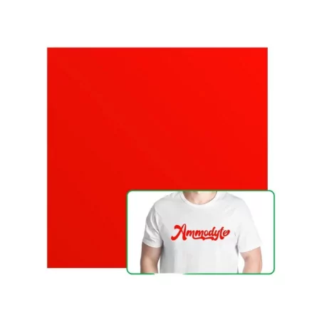 Feuille vinyle thermocollante Rouge x10 Bambu Lab