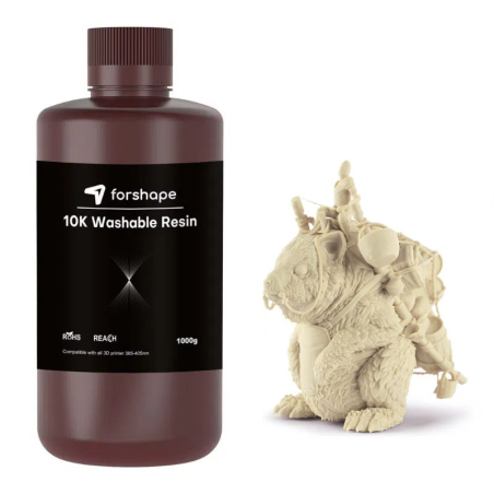 Résine 10K Water Washable Amande (Almond) Forshape Premium - 1Kg