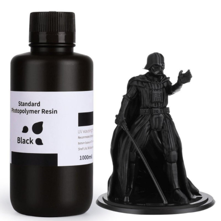 Résine standard Noire Elegoo - 1000 ml Résine standard Noire Elegoo - 1000 ml