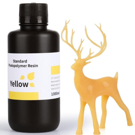 Résine standard Jaune Elegoo - 1000 ml Résine standard Jaune Elegoo - 1000 ml