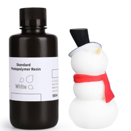 Résine standard Blanche Elegoo - 500 ml Résine standard Blanche Elegoo - 500 ml