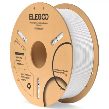 Elegoo PLA Blanc - 1.75mm - 1 kg