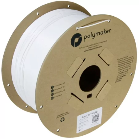 PolyLite PETG Blanc - 1.75mm - 3 kg