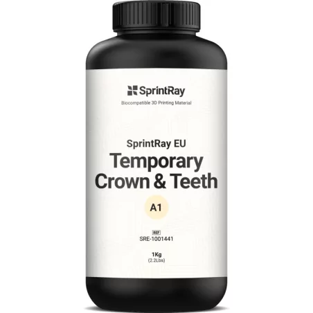 Résine SprintRay EU Temporary Crown & Teeth A1 - 1kg