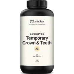Résine SprintRay EU Temporary Crown & Teeth A2 - 1kg