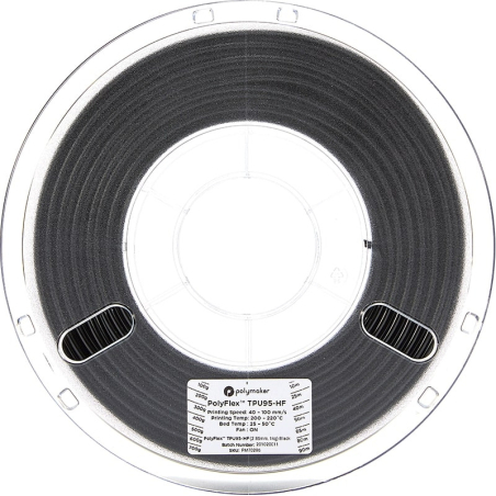 PolyFlex TPU95-HF Noir - 2.85mm - 750 g (2) PolyFlex TPU95-HF Noir - 2.85mm - 750 g (2)