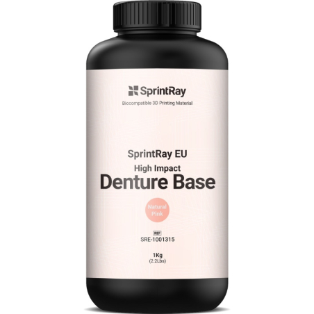 Resine SprintRay High Impact Denture Base - Shade Natural pink - 1kg