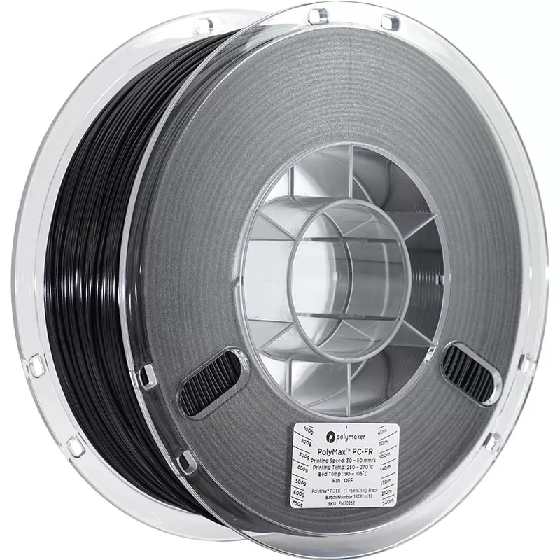 PolyMax PC-FR Noir 1.75mm - 1 kg PolyMax PC-FR Noir 1.75mm - 1 kg