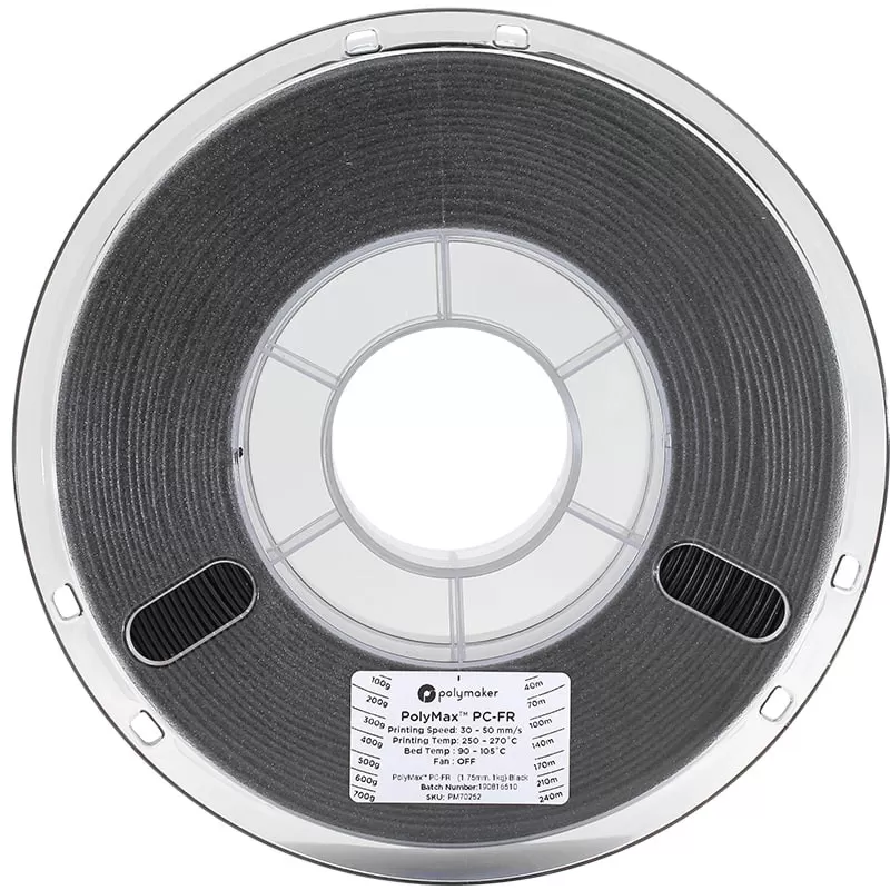 PolyMax PC-FR Noir 1.75mm - 1 kg (2) PolyMax PC-FR Noir 1.75mm - 1 kg (2)