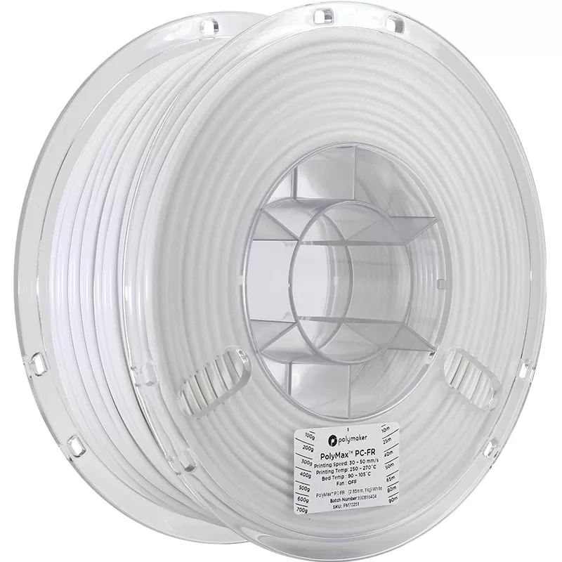 PolyMax PC-FR Blanc 2.85mm - 1 kg PolyMax PC-FR Blanc 2.85mm - 1 kg