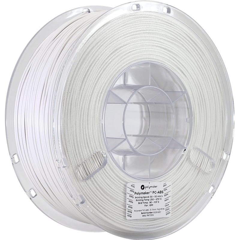 PC-ABS Blanc - 1.75mm - 1 kg