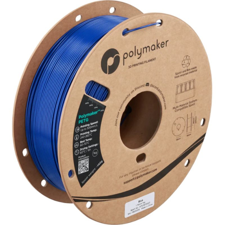Polymaker PETG Bleu - 1,75mm - 1kg