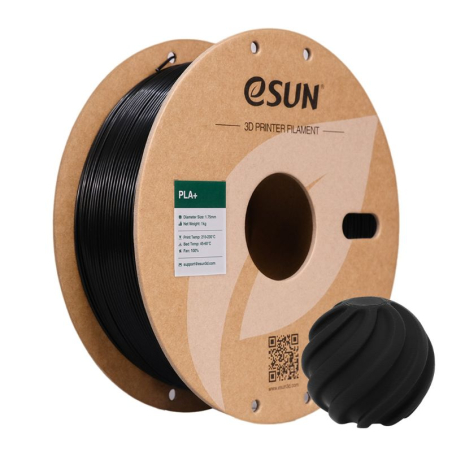 eSun PLA+ Noir - 1.75mm - 1Kg