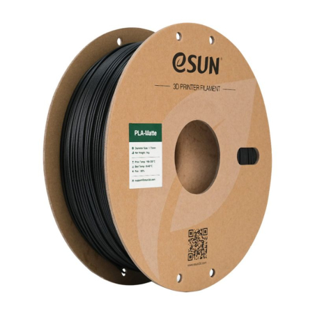 eSun PLA Matte Noir - 1.75mm - 1Kg