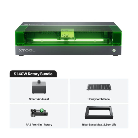 xTool S1 40W Rotary Pack