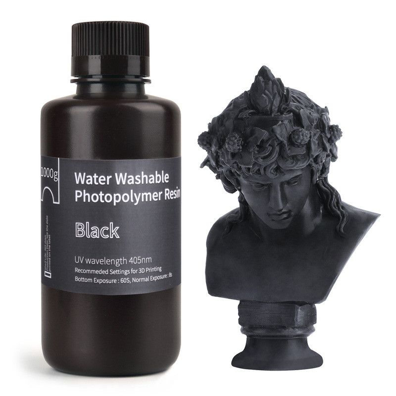 ANYCUBIC Résine Lavable à l'Eau + Imprimante 3D Résine UV 405 nm à