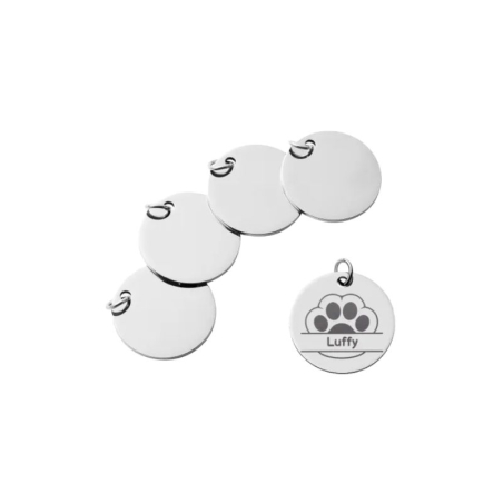 Médaillon acier inoxydable 30mm x5, Bambu Lab