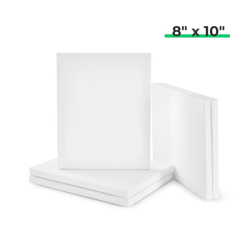 Toiles blanches tendues 20 x 25cm x5 xTool