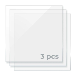 Plexiglas acrylique transparent 0.3 x 30 x 30 cm x3 xTool