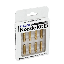 Kit de buses laiton / acier trempé 0,2/0,4/0,6/0,8 mm, Elegoo Centauri Carbon Series